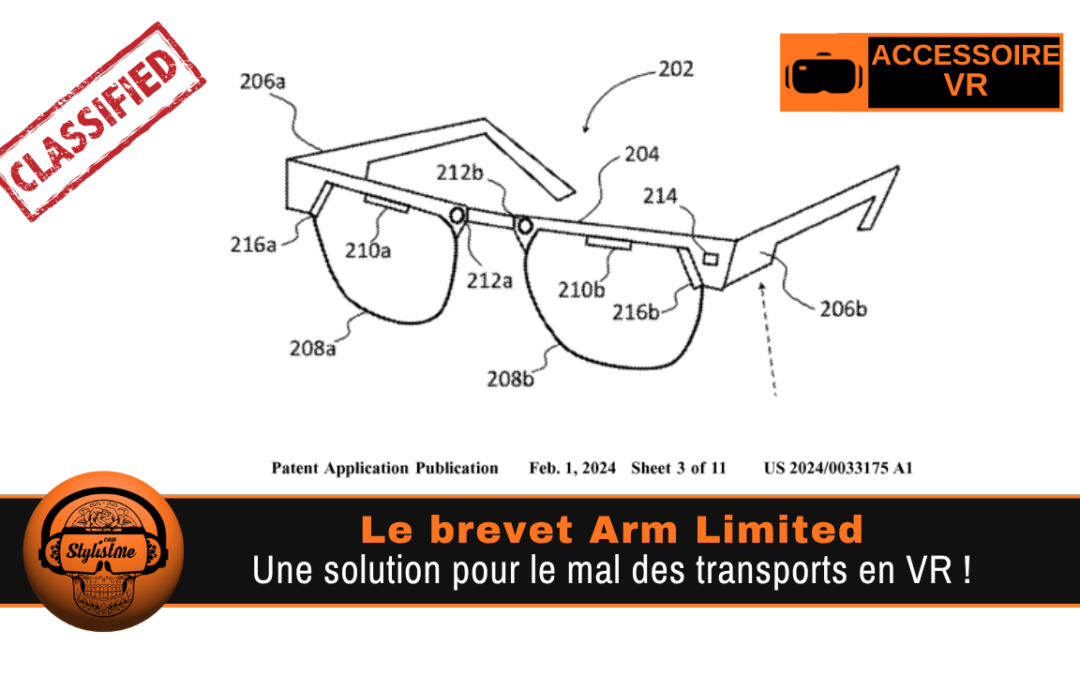 Arm brevet contre le mal des transports en XR
