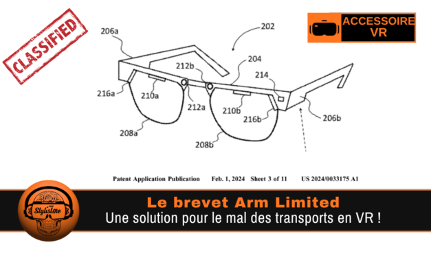 Arm brevet contre le mal des transports en XR