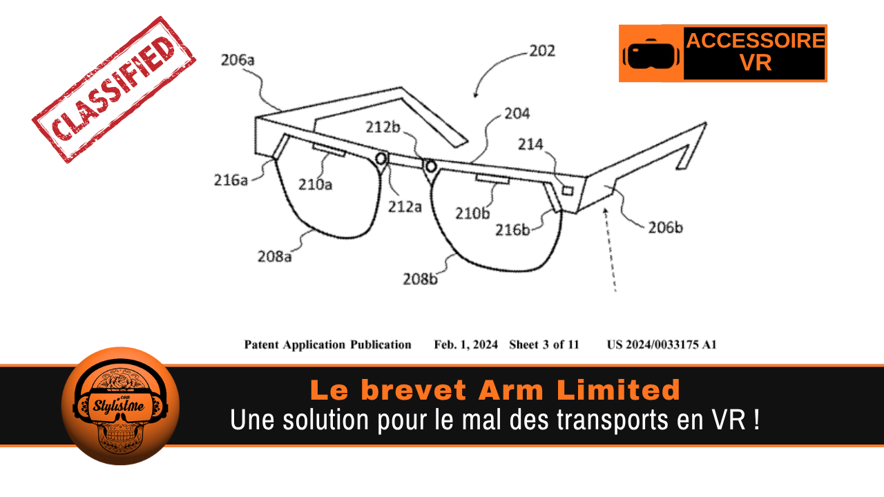 Arm brevet contre le mal des transports Arm brevet contre le mal des transports