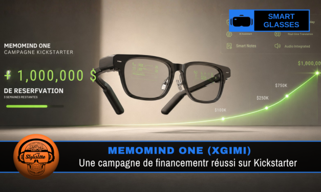 MemoMind One Kickstarter la campagne atteint 1M$ pour ses lunettes sans caméra