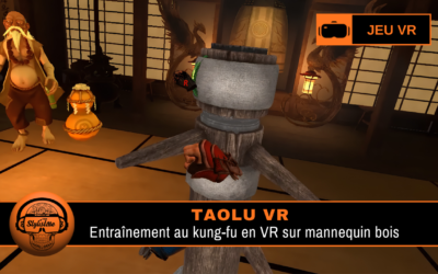 Taolu VR : l&rsquo;entraînement de kung-fu sur mannequin en bois