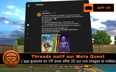Threads VR : l&rsquo;app Meta de conversations arrive sur Quest
