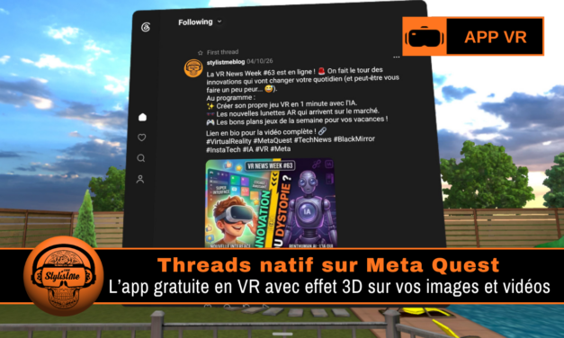 Threads VR : l&rsquo;app Meta de conversations arrive sur Quest