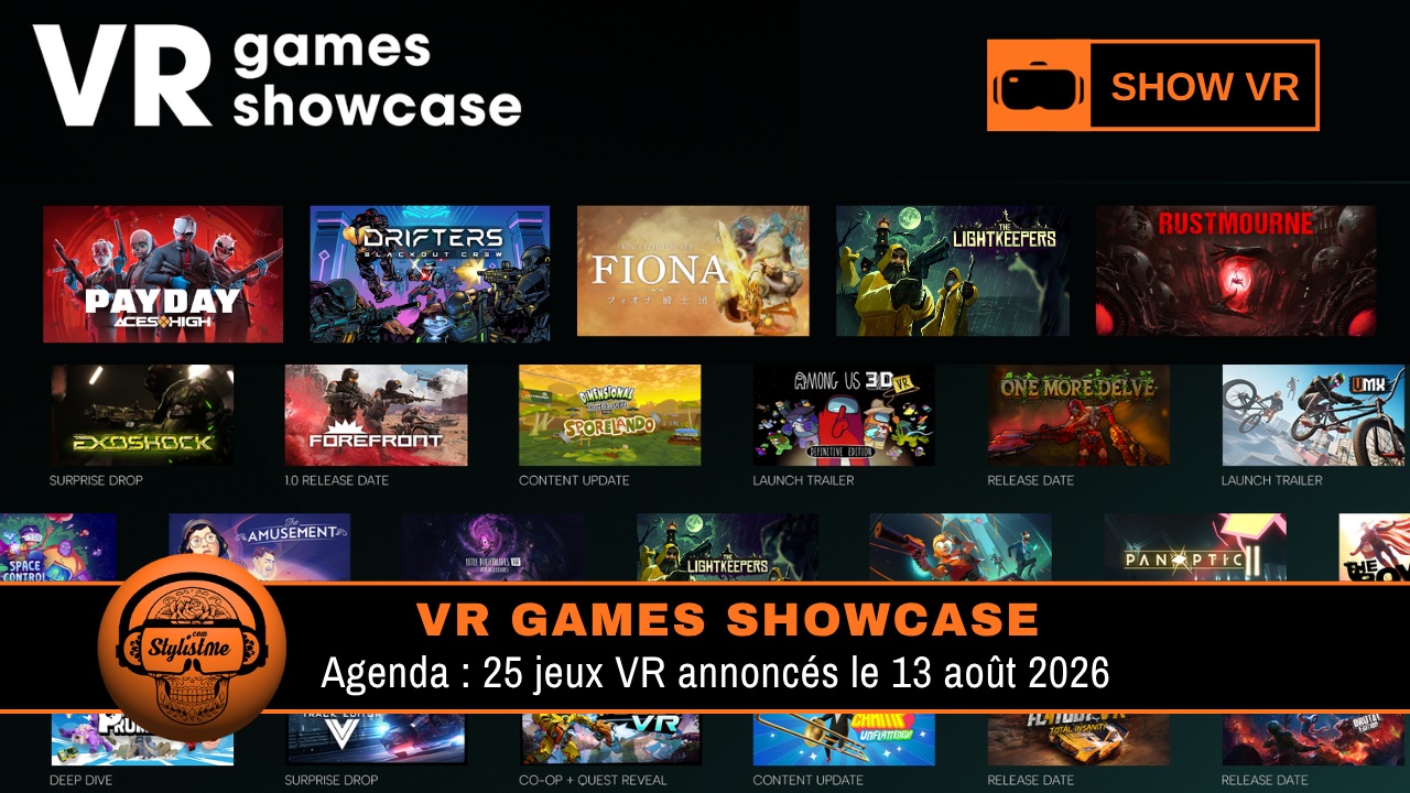 VR Games Showcase août 2026 VR Games Showcase août 2026