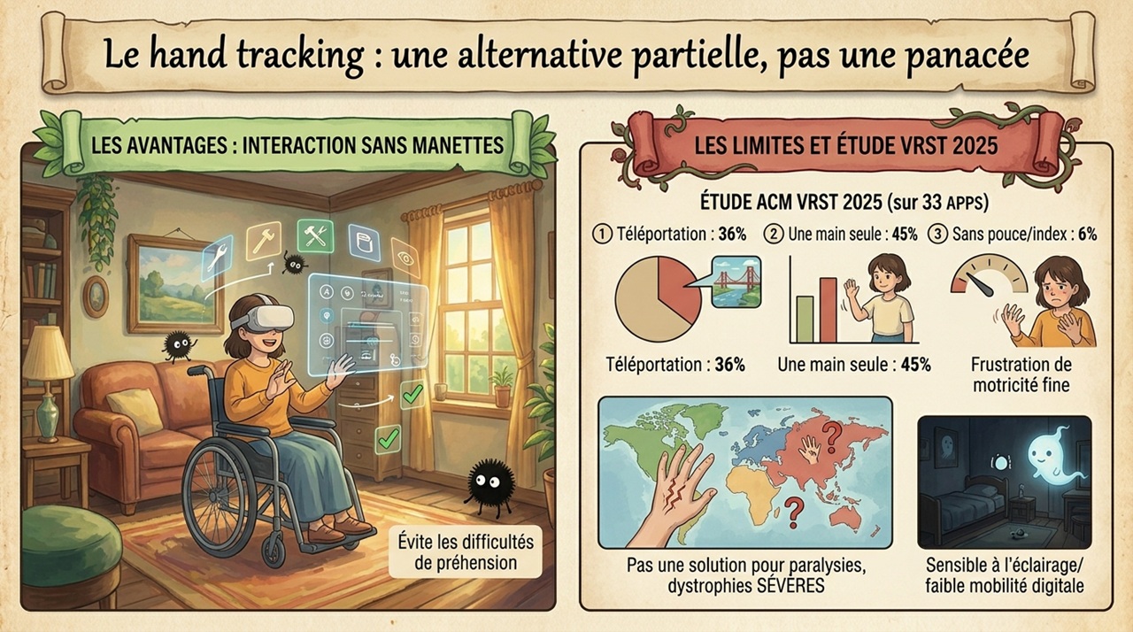 handicap VR et suivi des mains handicap vr et suivi des mains