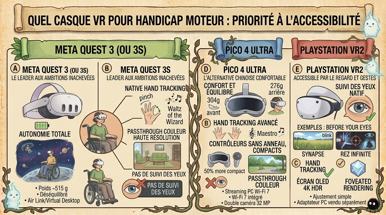 quel casque VR pour handicap moteur quel casque VR pour handicap moteur