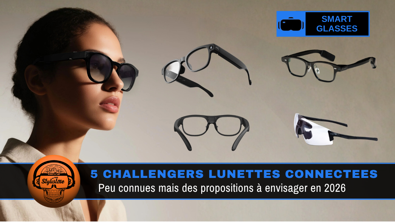 5 lunettes connectées 2026 challenger