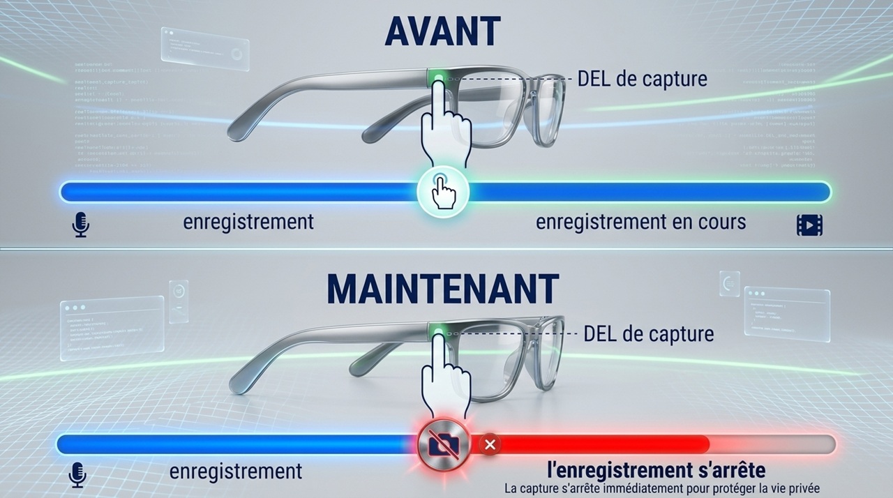 Lunettes Meta LED sécurité Lunettes Meta LED sécurité