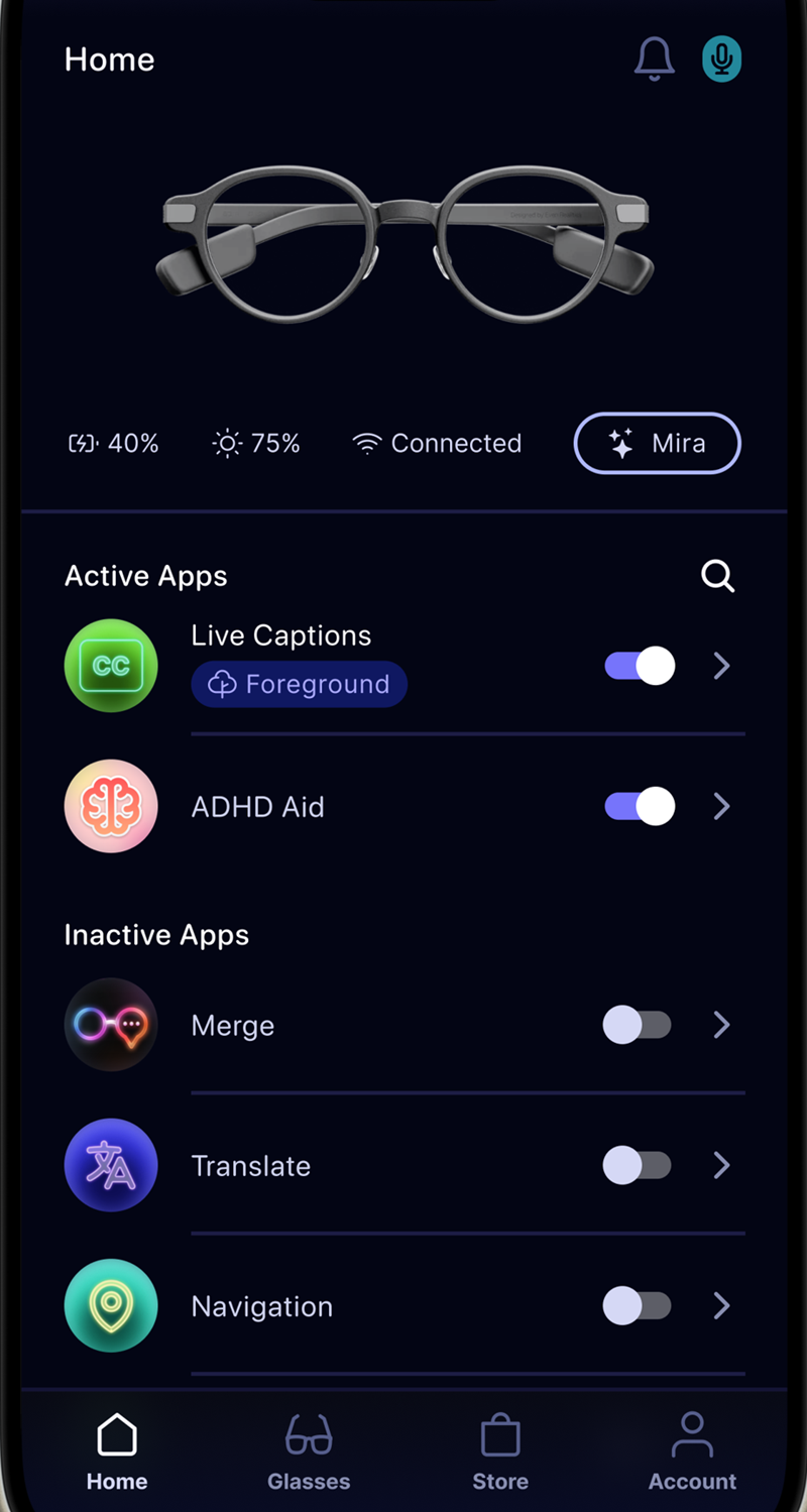 Mentra Live app