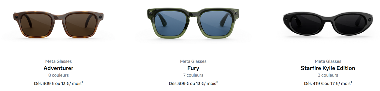 Meta lunettes IA