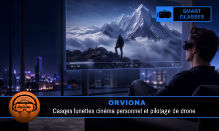 ORVIONA : entre lunettes et casque cinéma portable 4K Kickstarter