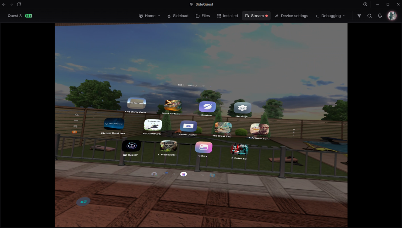 SideQuest Streaming casting vidéos SideQuest Streaming casting vidéos