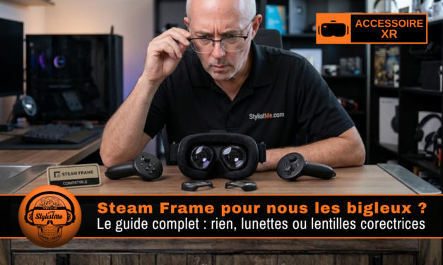 Steam Frame verres correcteurs et lunettes ?