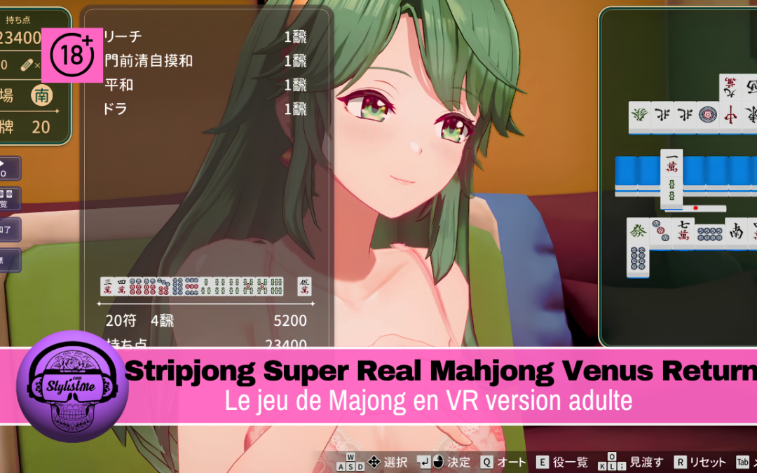 Stripjong Super Real Mahjong Venus Returns : Le Jeu de cartes adulte en Porno VR