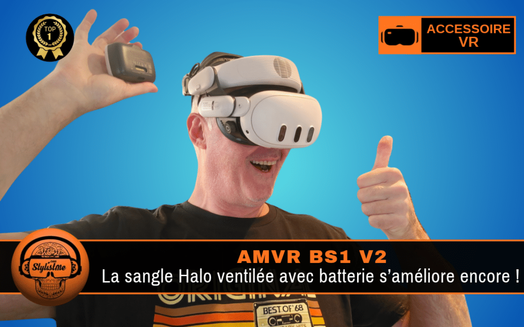 AMVR BS1 V2 : la sangle halo ventilée avec batterie s’améliore encore !