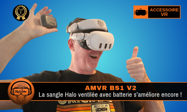 AMVR BS1 V2 : la sangle halo ventilée avec batterie s&rsquo;améliore encore !