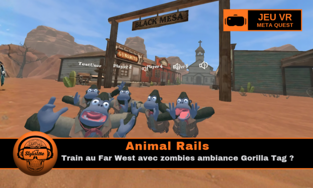 Animal Rails : action VR Far West zombie Gorilla Tag like