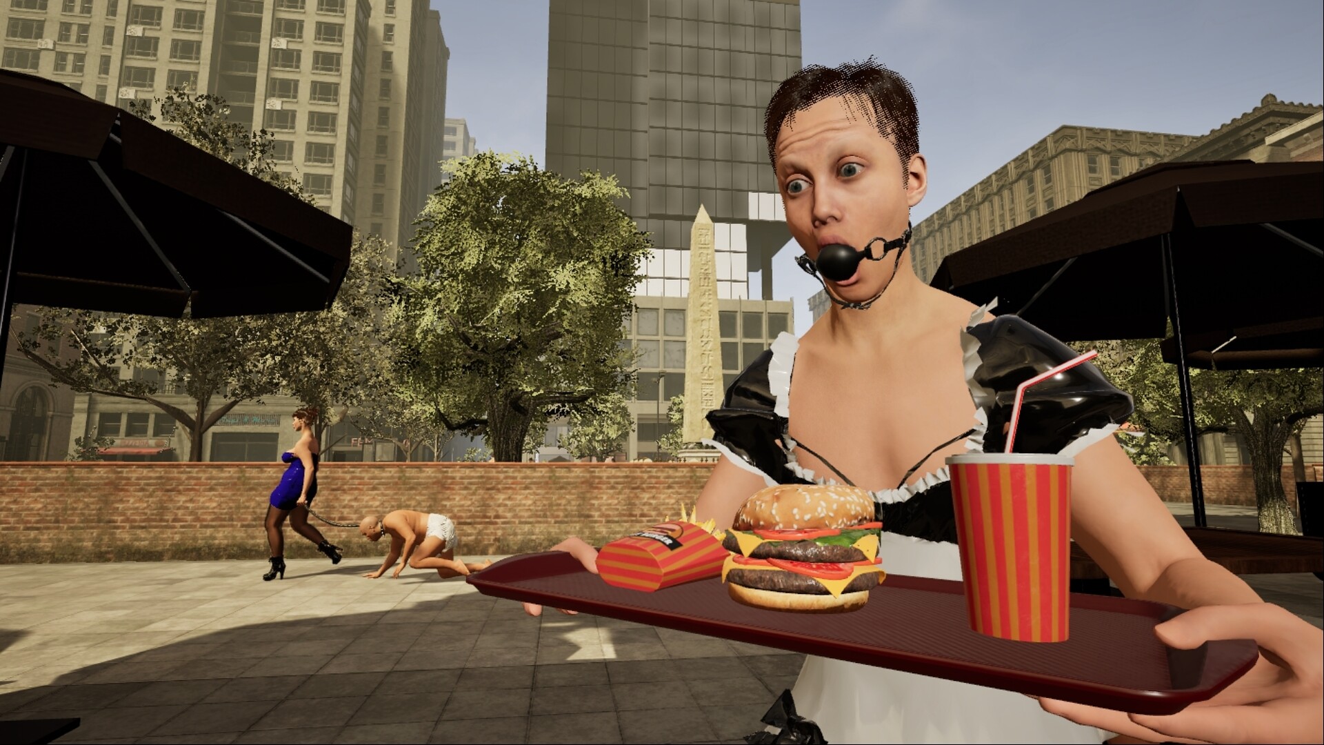 Femdom city test jeu porno VR