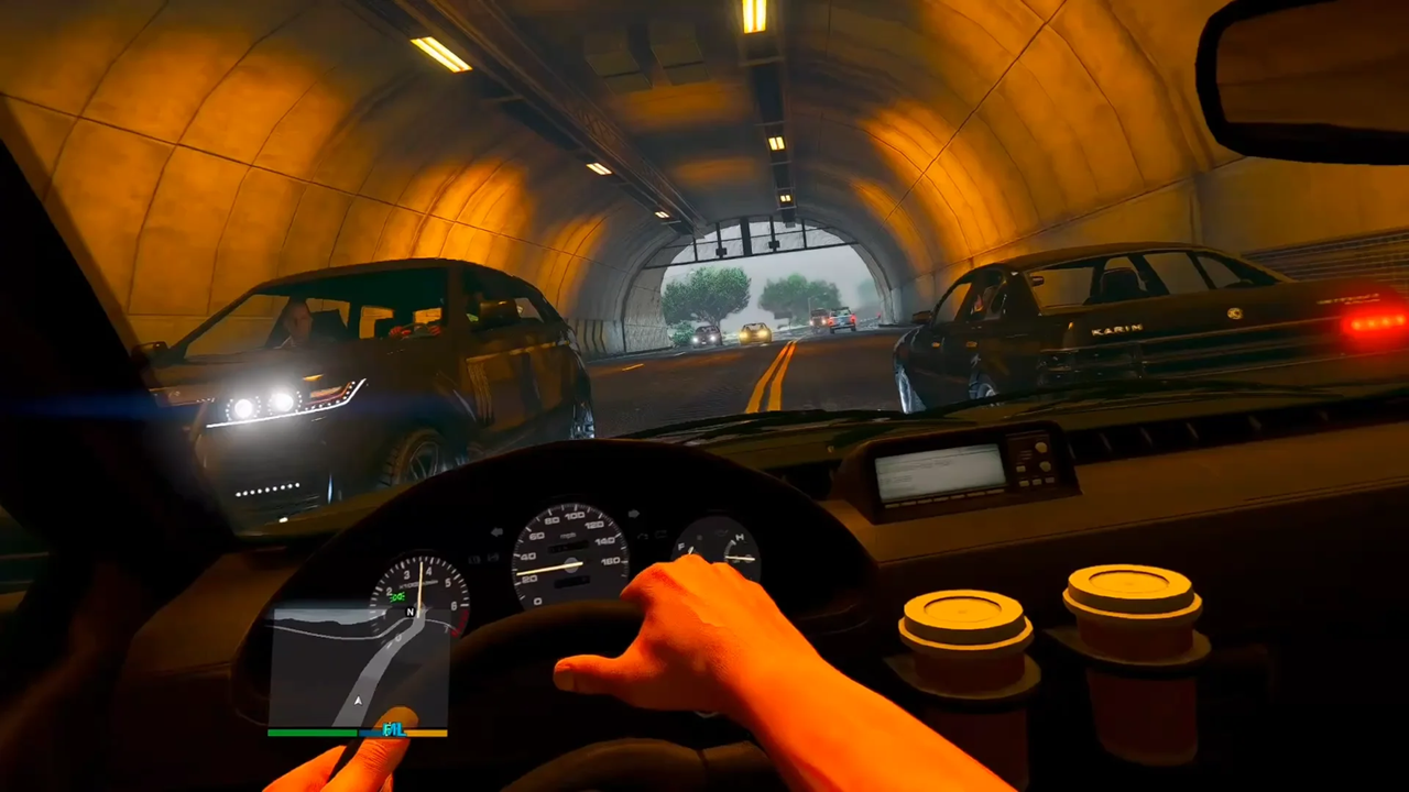 GTA 5 Enhanced VR mod REAL VR
