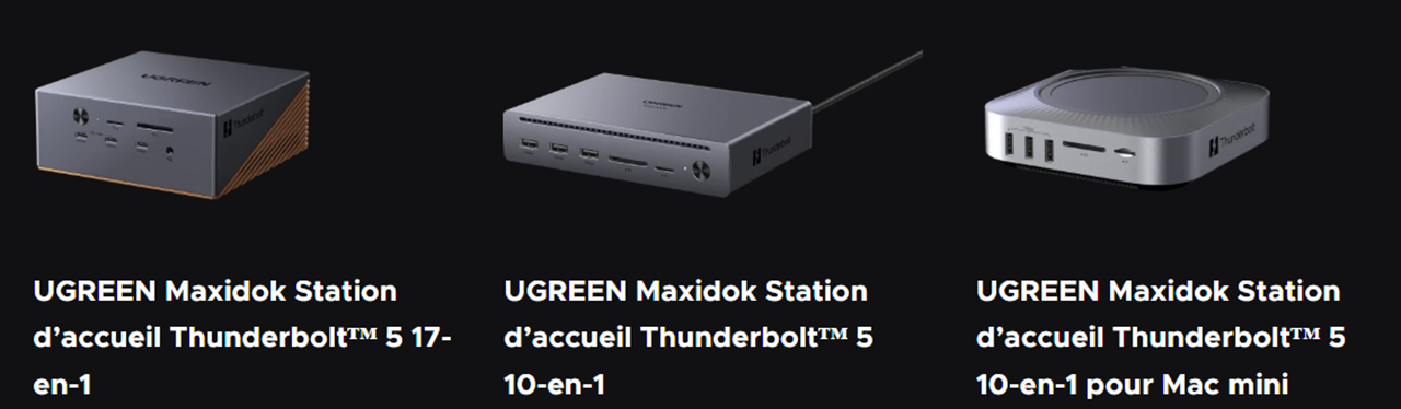Gamme UGREEN Maxidok Station Gamme UGREEN Maxidok Station
