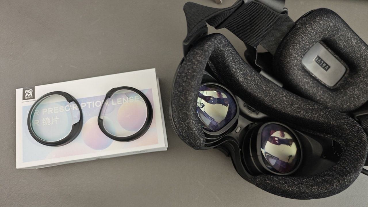 Lentille Steam Frame AMVR Test