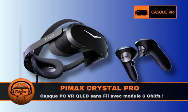 Pimax Crystal Pro : casque PC VR sans fil face au Steam Frame