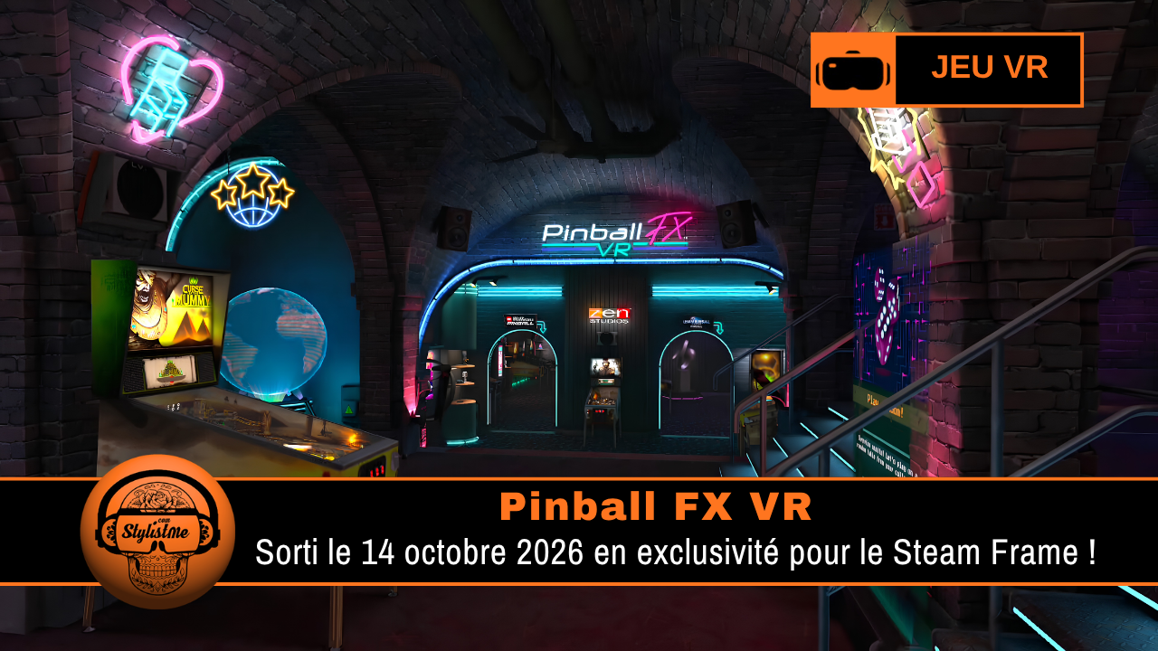 Pinball FX VR Steam Frame