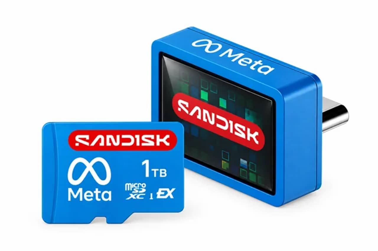 Sandisk made for Meta VR glasses