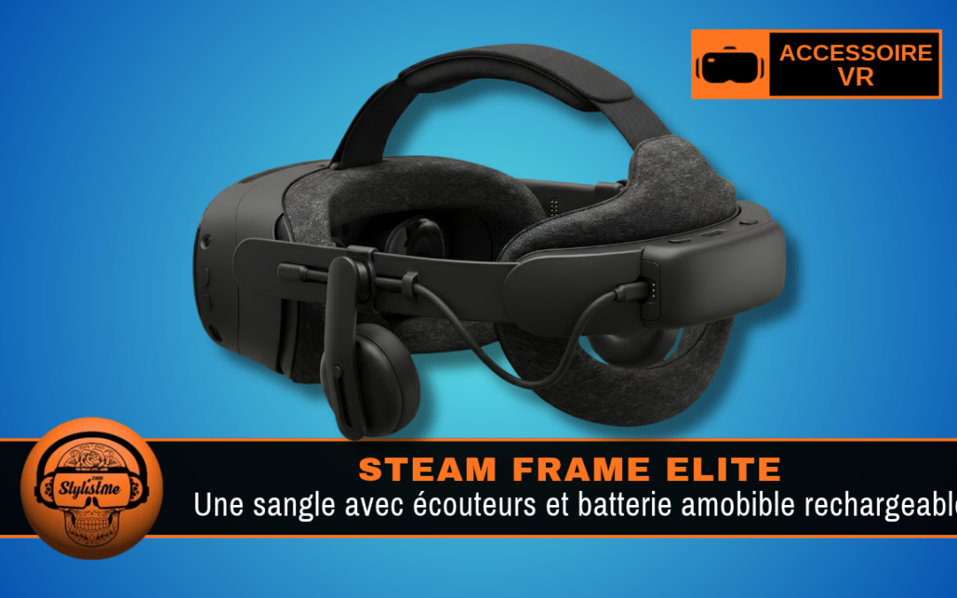 Sangle audio Steam Frame : batterie hot-swap et BMR