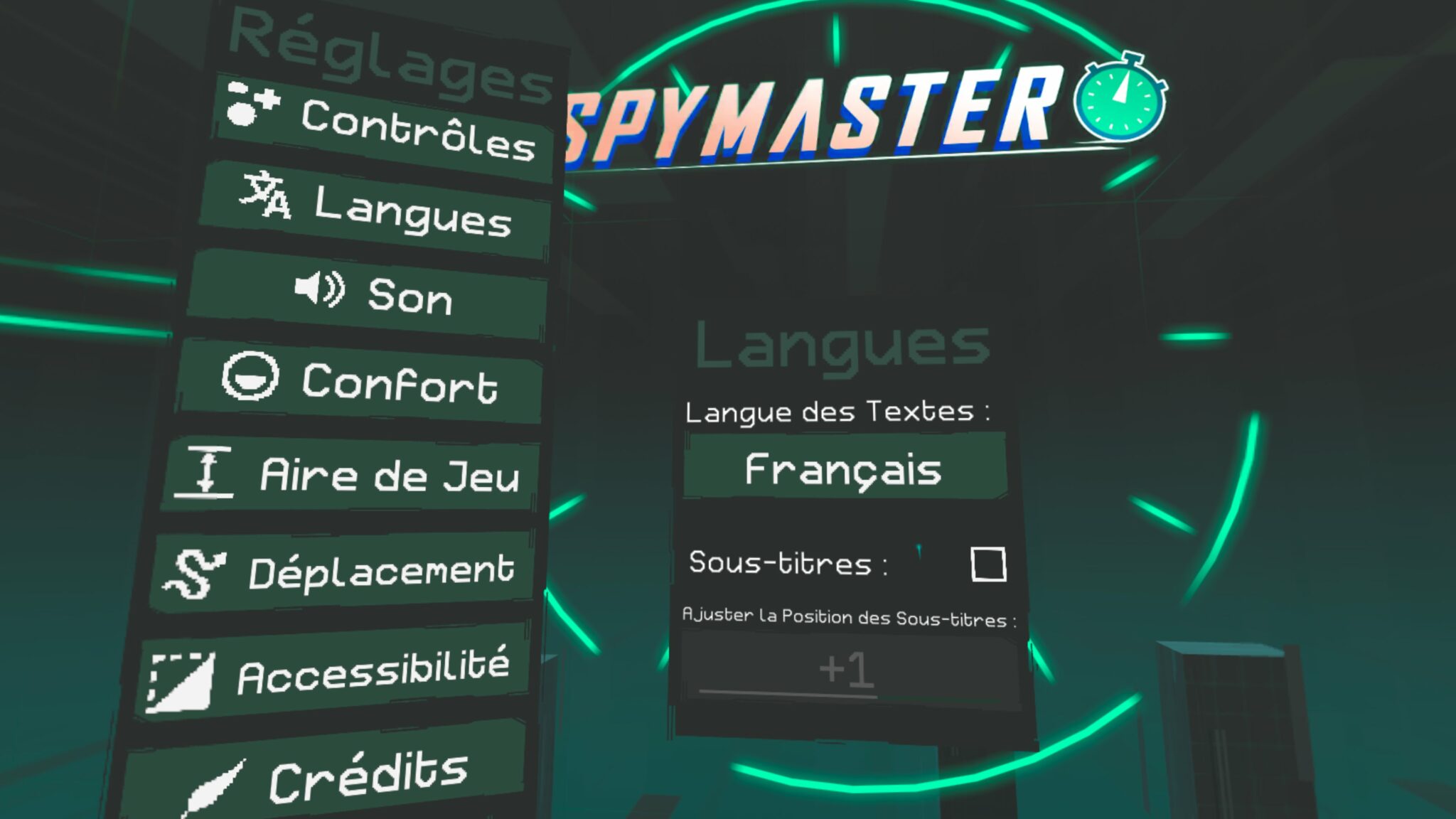 Spymaster VR avis test