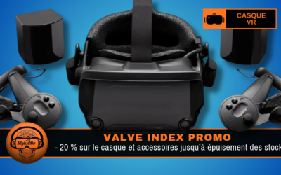 Valve Index promo – 20 % pourdéstockage du casque VR de 2019