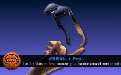 XREAL 1 Pro+ : lunettes cinéma 60 fps plus lumineuses et plus confortables