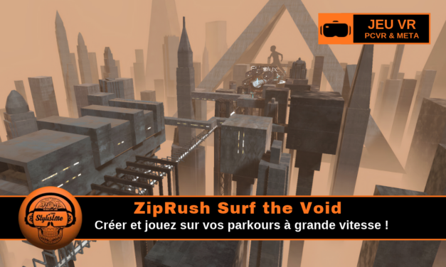 ZipRush Surf the Void : course VR anti-gravité et parkour